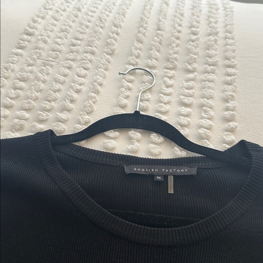 ENGLISH FACTORY Knit Combo Dress - Picture 12 of 12
